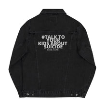 Load image into Gallery viewer, Talk To Your Kids - Unisex Adult denim jacket